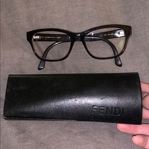 Fendi prescription glasses with case